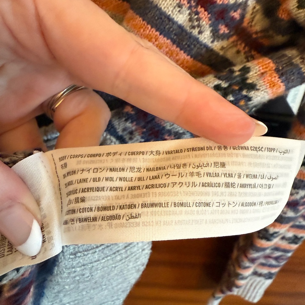 Abercrombie & Fitch Multicolor Fair Isle Nordic Crewneck Sweater - Picture 5 of 5